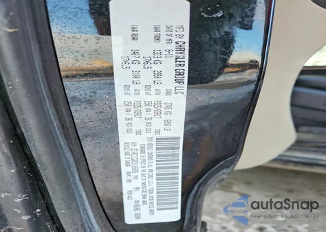 2012 Chrysler Town & Country Touring L z USA, uszkodzony, nr VIN 2C4RC1CG8CR105893